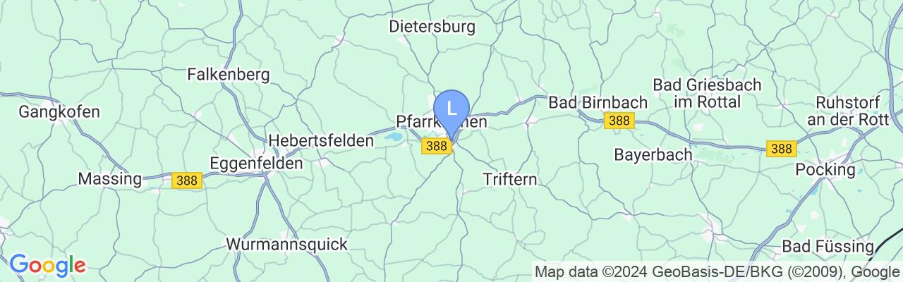 Südeinfahrt 1,84347 Pfarrkirchen