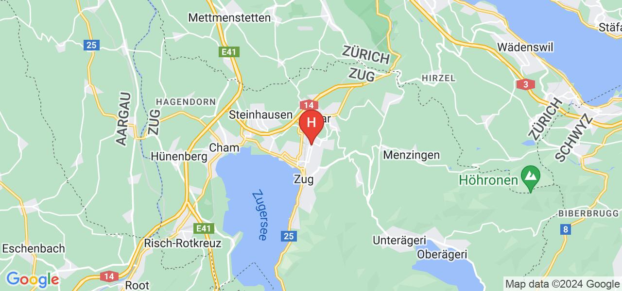 Industriestrasse 45,6300 Zug